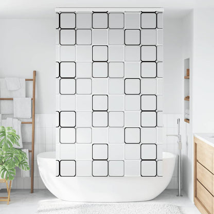 Tenda a Rullo Doccia con Cassonetto 120x240cm Larghezza Tessuto | homemem39
