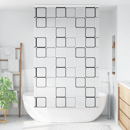 Tenda a Rullo Doccia con Cassonetto 130x240cm Larghezza Tessuto | homemem39