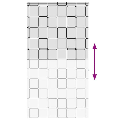 Tenda a Rullo Doccia con Cassonetto 130x240cm Larghezza Tessuto | homemem39