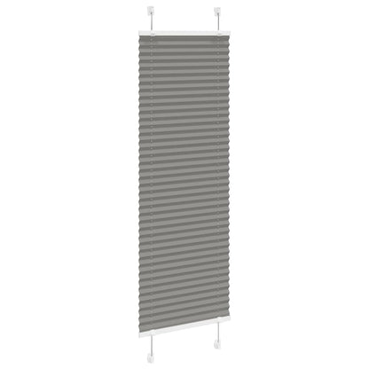 Tenda Plissettata Antracite 45x100 cm Larghezza Tessuto 44,4 cm