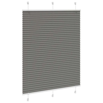 Tenda Plissettata Antracite 105x100cm Larghezza Tessuto 104,4cm | homemem39