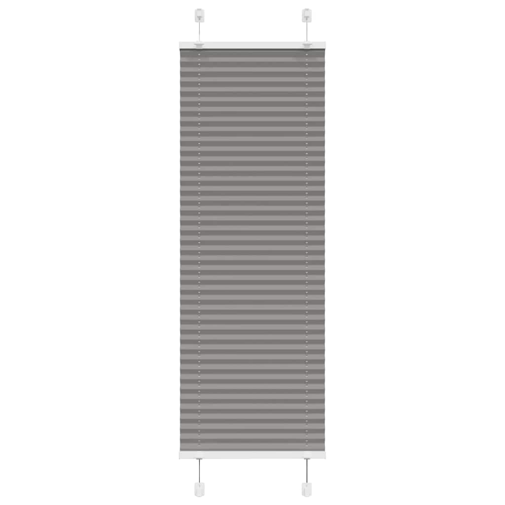 Tenda Plissettata Antracite 45x150 cm Larghezza Tessuto 44,4 cm