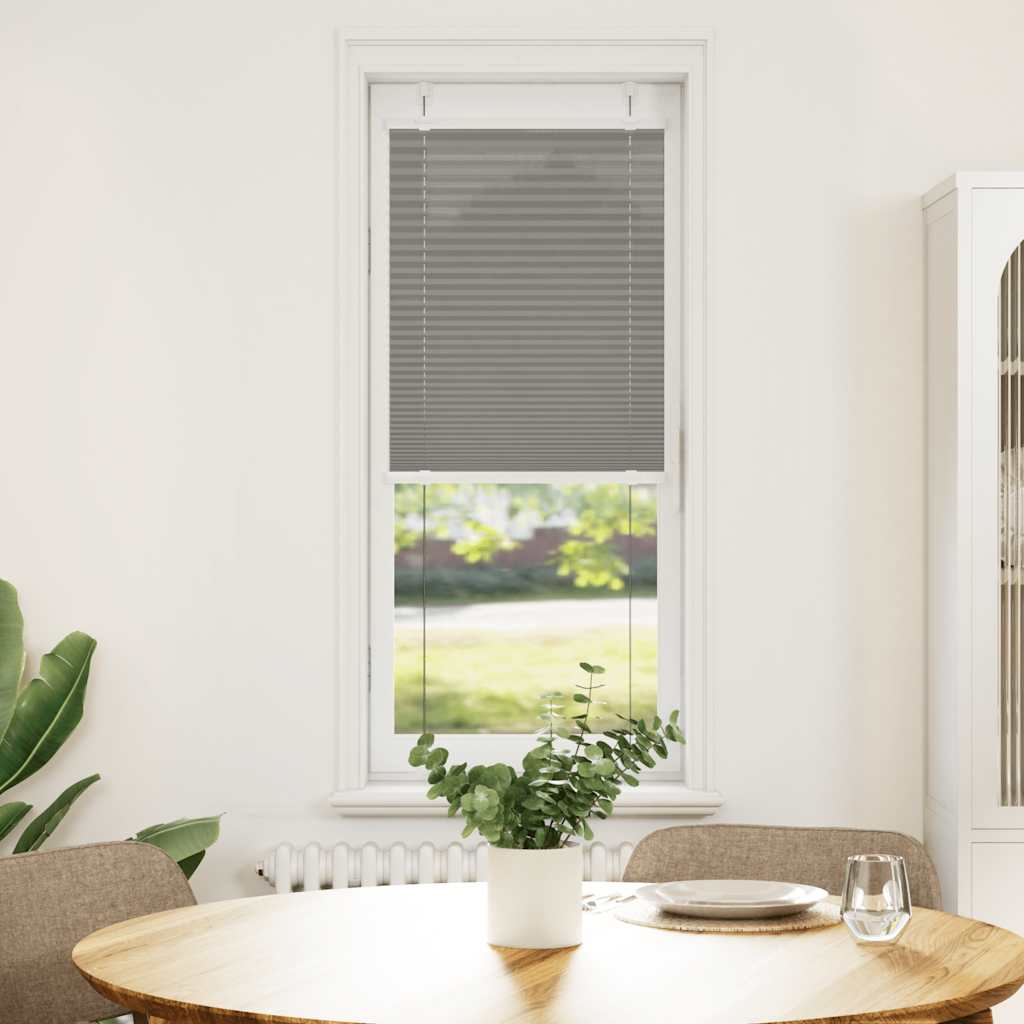 Tenda Plissettata Antracite 50x150 cm Larghezza Tessuto 49,4 cm | homemem39