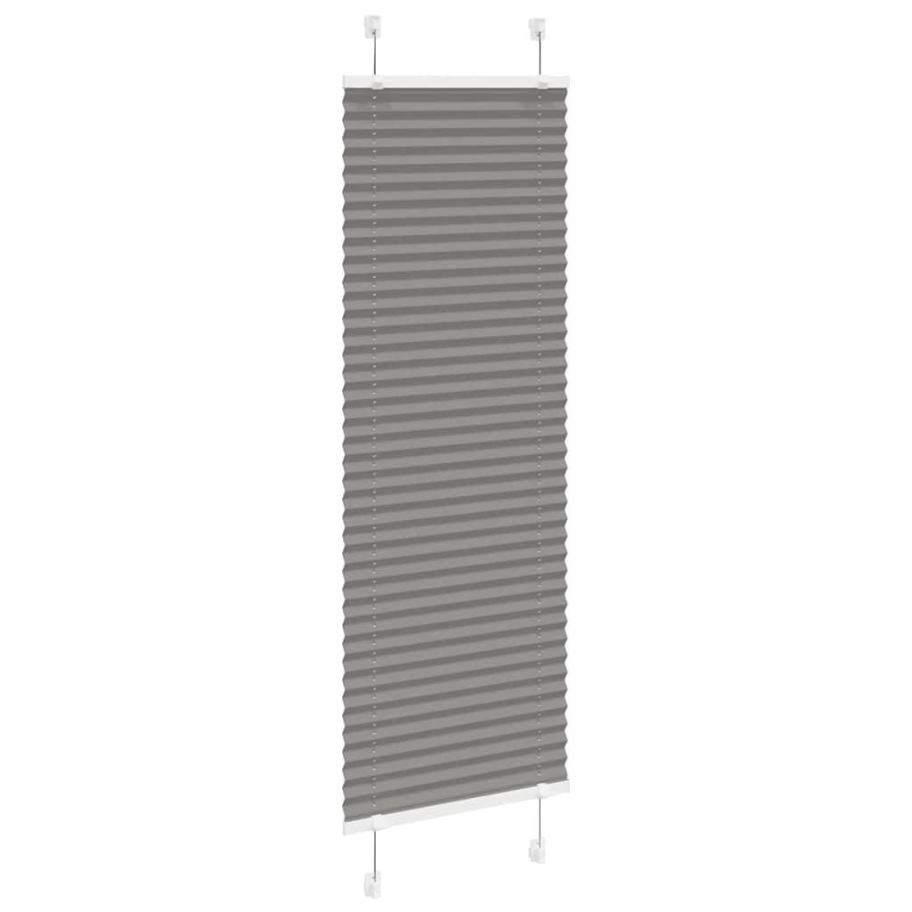 Tenda Plissettata Antracite 50x150 cm Larghezza Tessuto 49,4 cm | homemem39