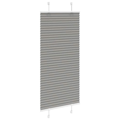 Tenda Plissettata Antracite 55x150 cm Larghezza Tessuto 54,4 cm | homemem39