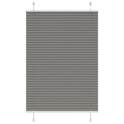 Tenda Plissettata Antracite 85x150 cm Larghezza Tessuto 84,4 cm