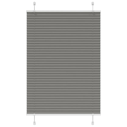 Tenda Plissettata Antracite 100x150cm Larghezza Tessuto 99,4 cm