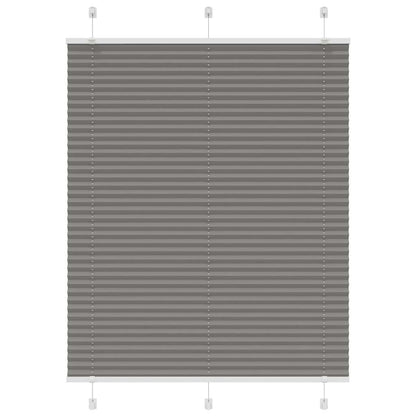 Tenda Plissettata Antracite 110x150cm Larghezza Tessuto 109,4cm