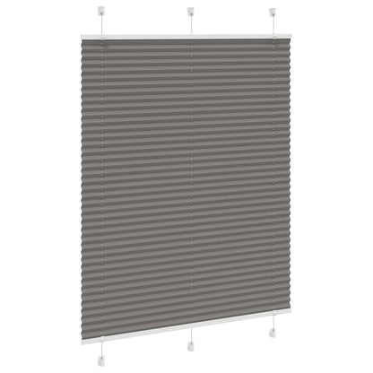 Tenda Plissettata Antracite 110x150cm Larghezza Tessuto 109,4cm | homemem39