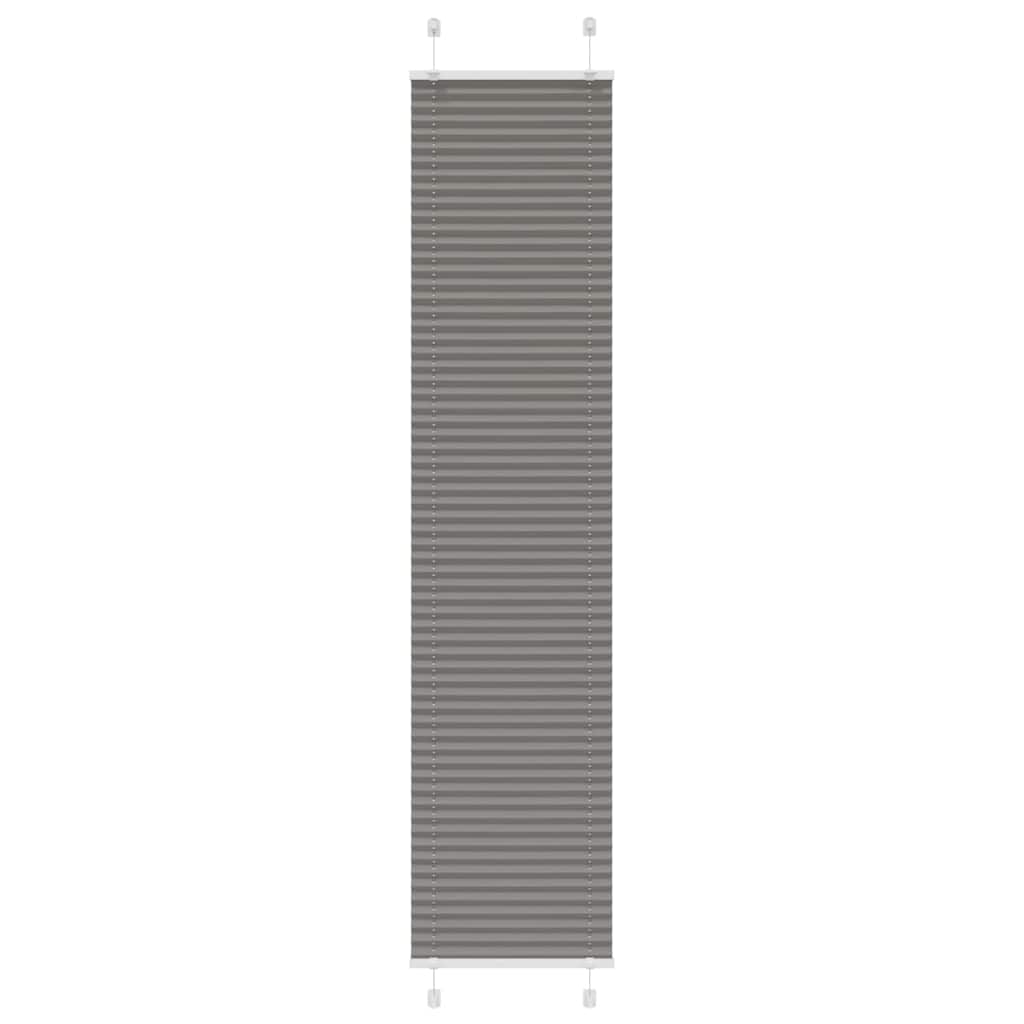 Tenda Plissettata Antracite 40x200 cm Larghezza Tessuto 39,4 cm
