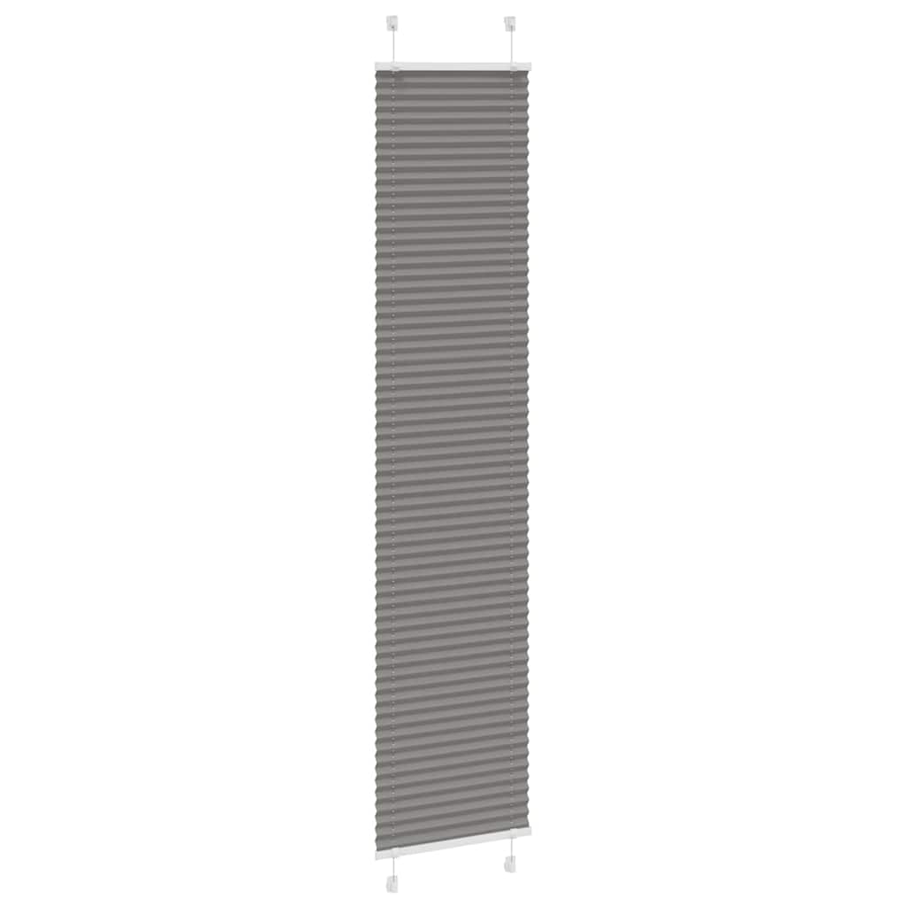 Tenda Plissettata Antracite 40x200 cm Larghezza Tessuto 39,4 cm | homemem39