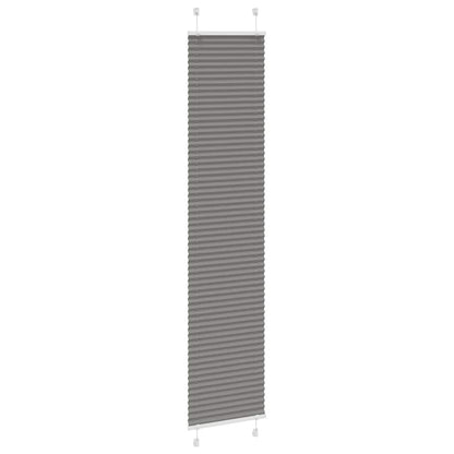 Tenda Plissettata Antracite 40x200 cm Larghezza Tessuto 39,4 cm