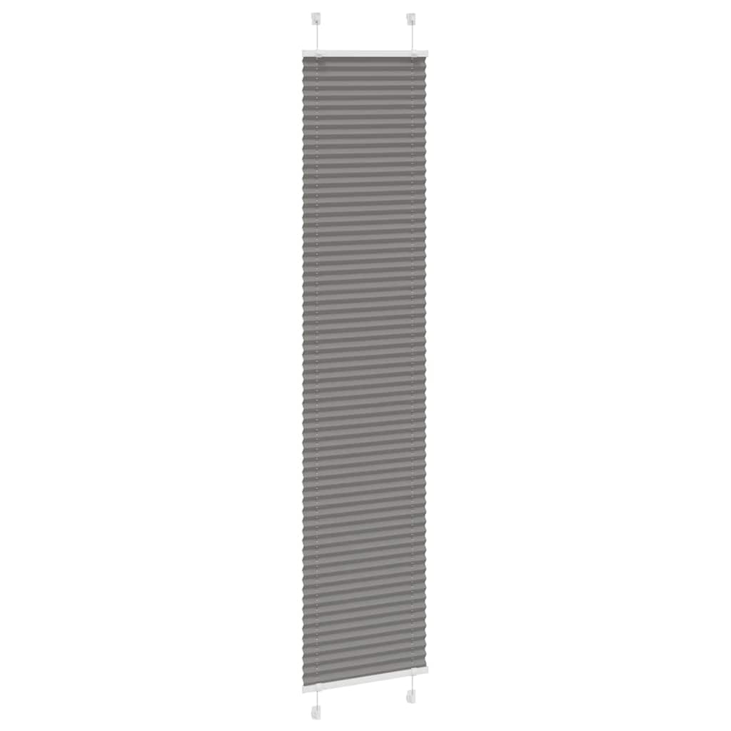 Tenda Plissettata Antracite 50x200 cm Larghezza Tessuto 49,4 cm | homemem39