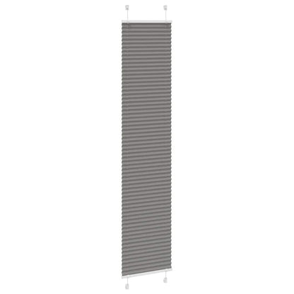 Tenda Plissettata Antracite 50x200 cm Larghezza Tessuto 49,4 cm