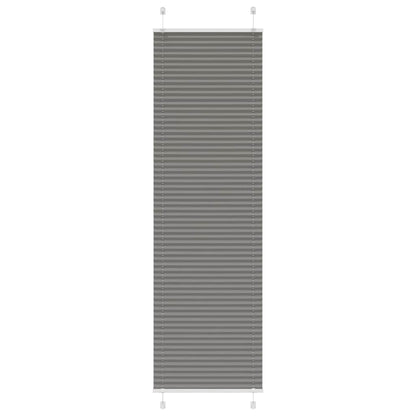 Tenda Plissettata Antracite 60x200 cm Larghezza Tessuto 59,4 cm