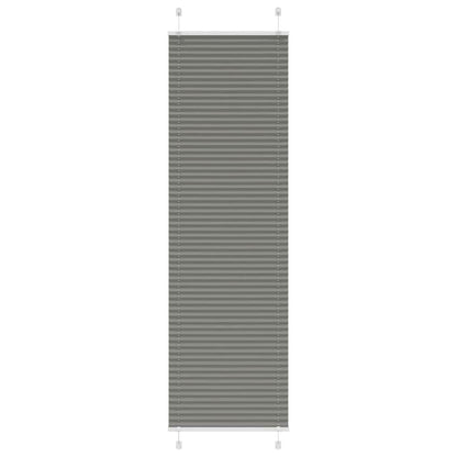 Tenda Plissettata Antracite 65x200 cm Larghezza Tessuto 64,4 cm