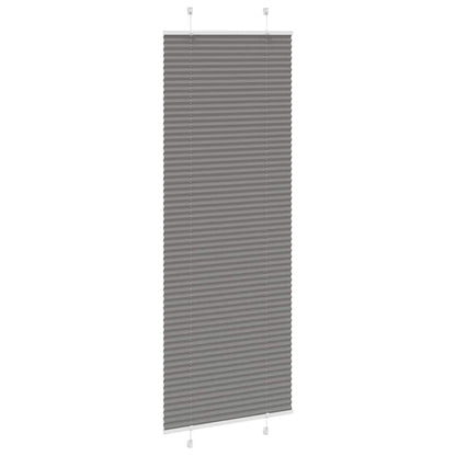 Tenda Plissettata Antracite 70x200 cm Larghezza Tessuto 69,4 cm