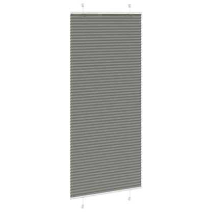 Tenda Plissettata Antracite 100x200cm Larghezza Tessuto 99,4 cm