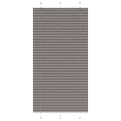 Tenda Plissettata Antracite 105x200cm Larghezza Tessuto 104,4cm