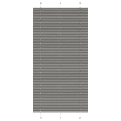Tenda Plissettata Antracite 110x200cm Larghezza Tessuto 109,4cm