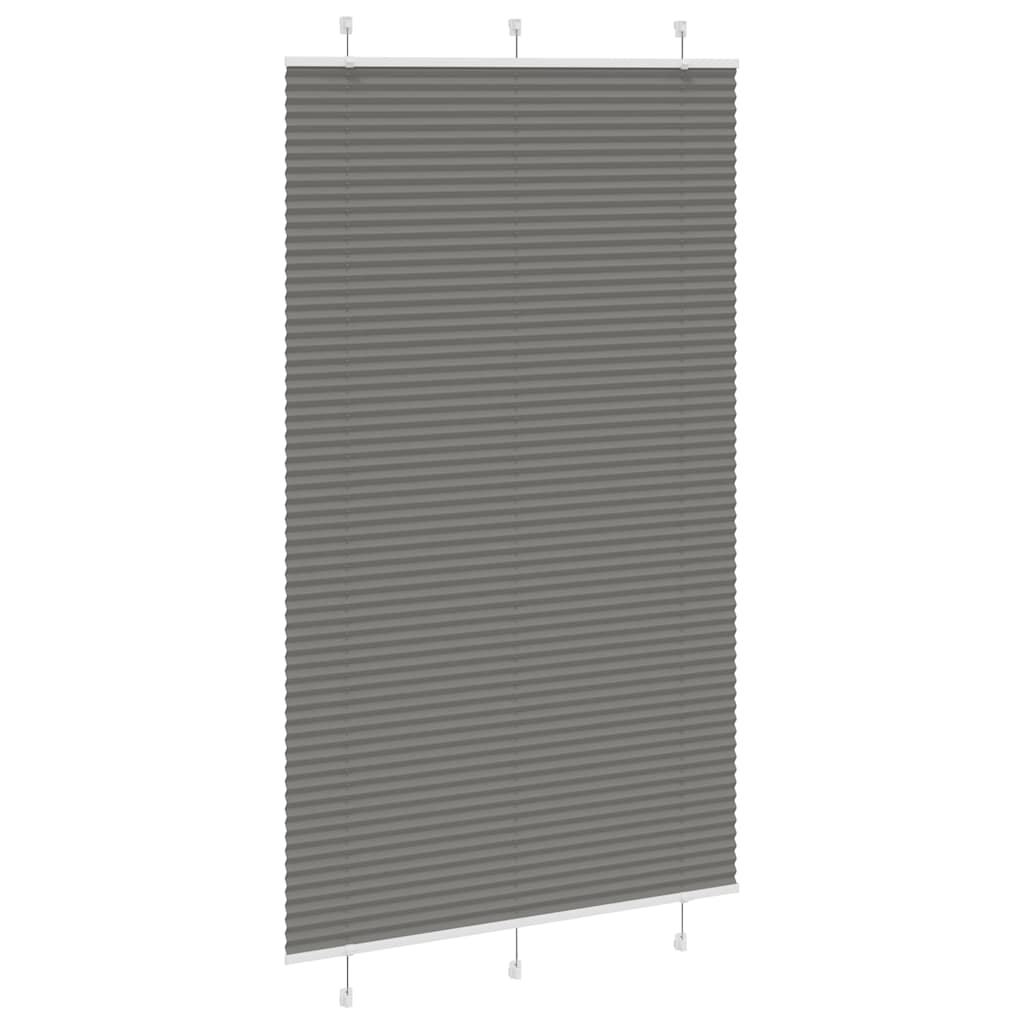 Tenda Plissettata Antracite 115x200cm Larghezza Tessuto 114,4cm
