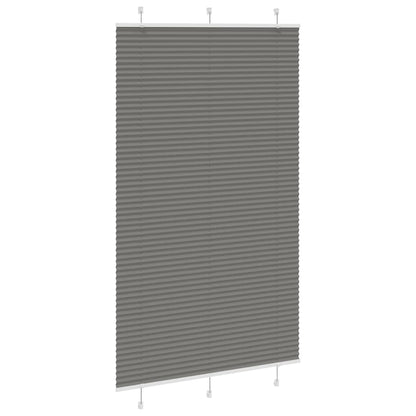 Tenda Plissettata Antracite 115x200cm Larghezza Tessuto 114,4cm