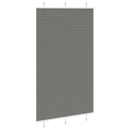Tenda Plissettata Antracite 120x200cm Larghezza Tessuto 119,4cm | homemem39