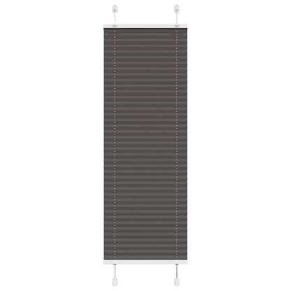 Tenda Plissettata Nera 40x100 cm Larghezza Tessuto 39,4 cm