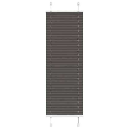Tenda Plissettata Nera 45x100 cm Larghezza Tessuto 44,4 cm