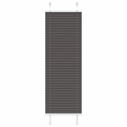 Tenda Plissettata Nera 50x150 cm Larghezza Tessuto 49,4 cm