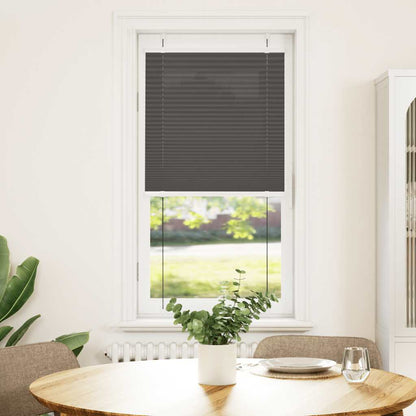 Tenda Plissettata Nera 55x150 cm Larghezza Tessuto 54,4 cm | homemem39