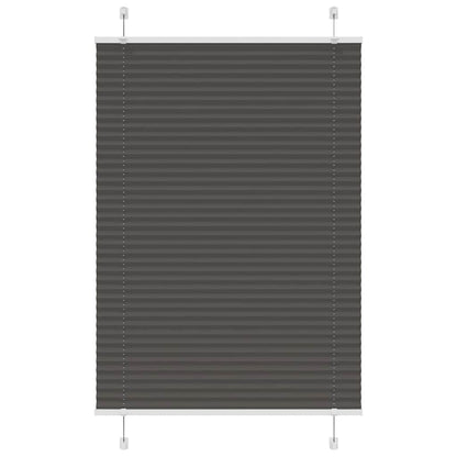 Tenda Plissettata Nera 90x150 cm Larghezza Tessuto 89,4 cm