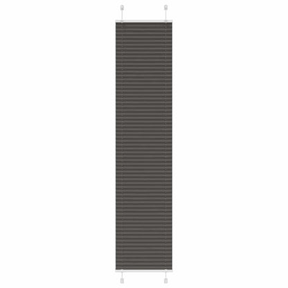 Tenda Plissettata Nera 45x200 cm Larghezza Tessuto 44,4 cm