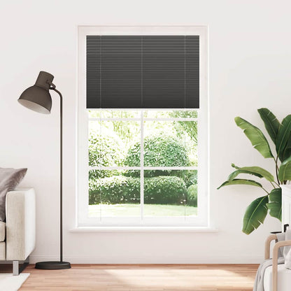Tenda Plissettata Nera 120x200 cm Larghezza Tessuto 119,4 cm | homemem39