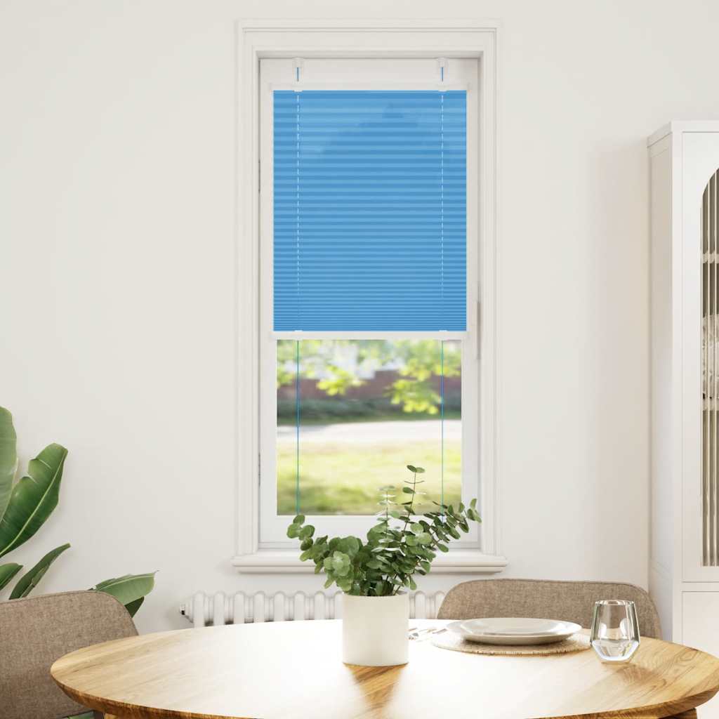 Tenda Plissettata Blu 40x100 cm Larghezza Tessuto 39,4 cm | homemem39