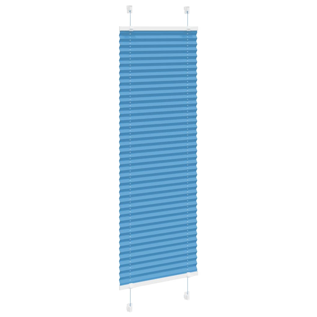 Tenda Plissettata Blu 40x100 cm Larghezza Tessuto 39,4 cm | homemem39