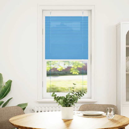 Tenda Plissettata Blu 65x100 cm Larghezza Tessuto 64,4 cm | homemem39