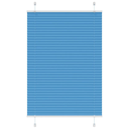 Tenda Plissettata Blu 80x100 cm Larghezza Tessuto 79,4 cm | homemem39