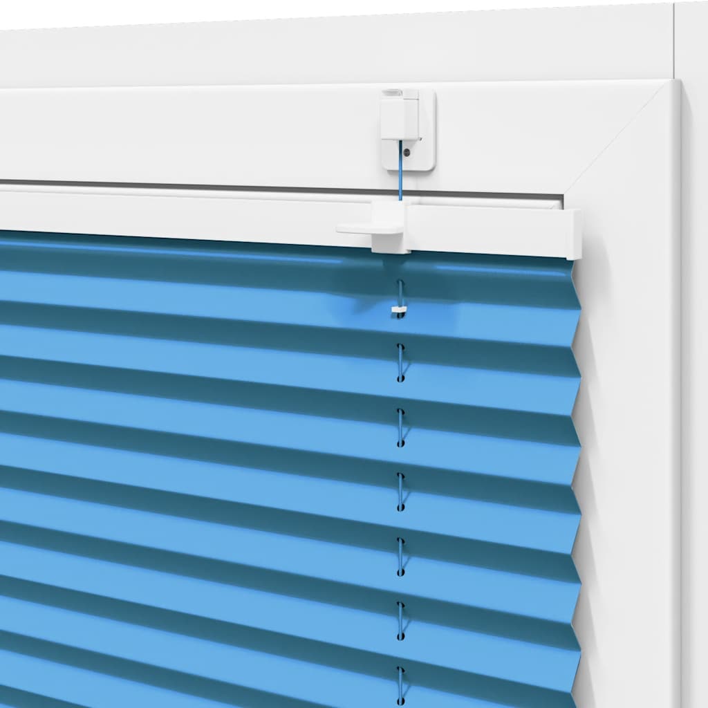 Tenda Plissettata Blu 95x100 cm Larghezza Tessuto 94,4 cm | homemem39