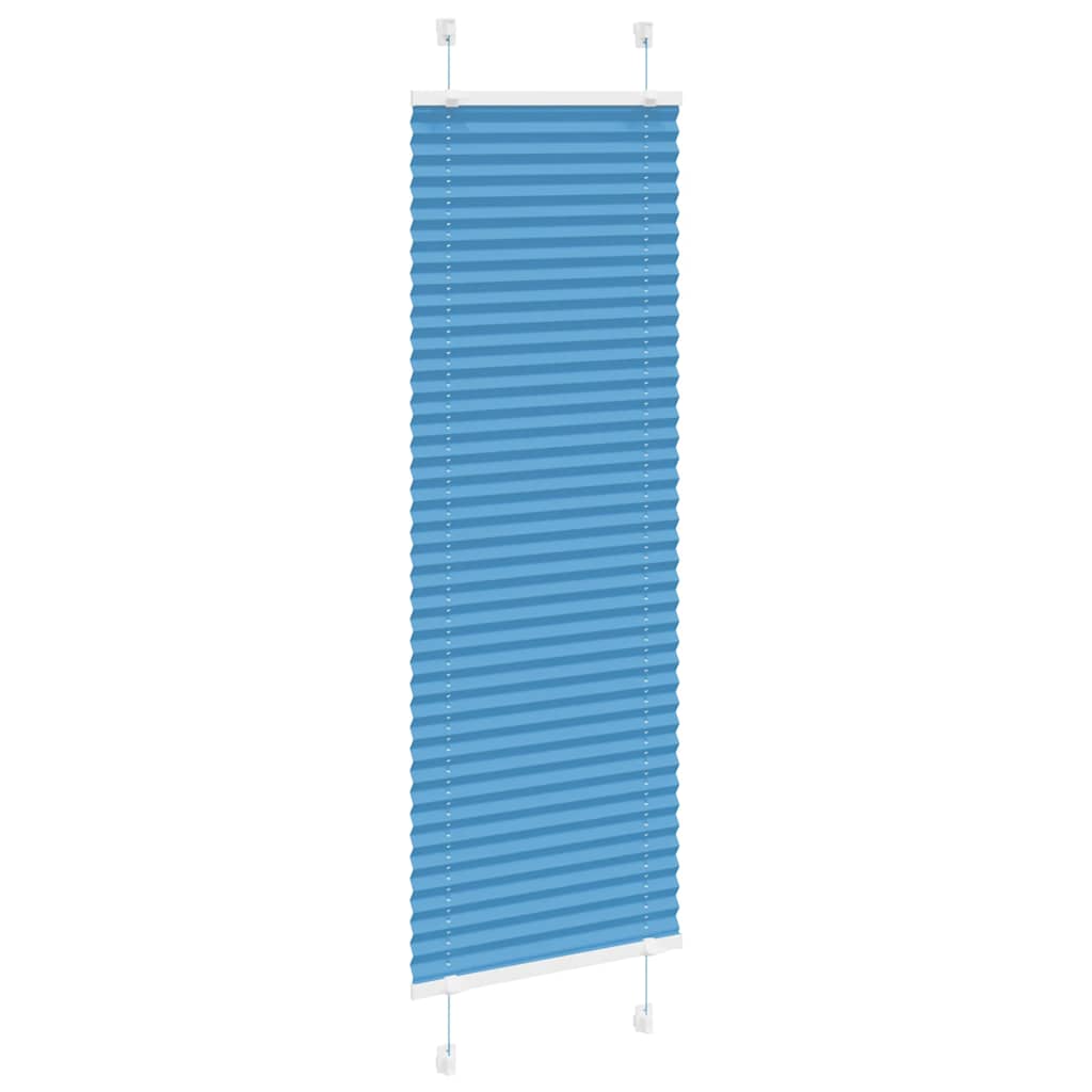 Tenda Plissettata Blu 40x150 cm Larghezza Tessuto 39,4 cm | homemem39