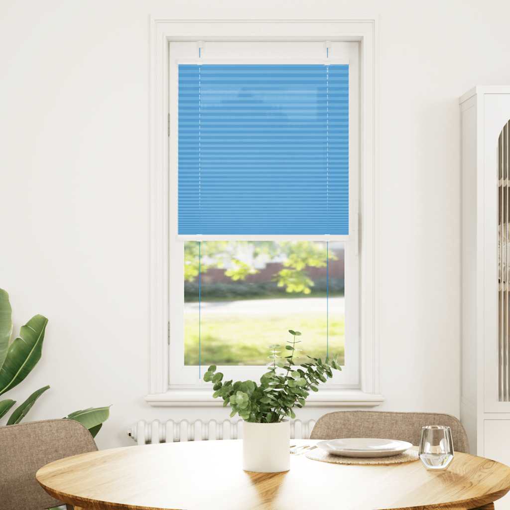 Tenda Plissettata Blu 60x150 cm Larghezza Tessuto 59,4 cm | homemem39