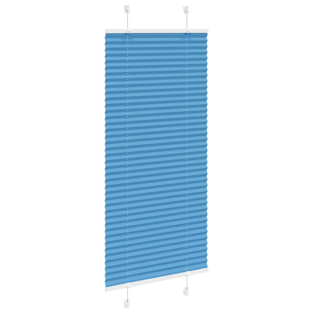 Tenda Plissettata Blu 60x150 cm Larghezza Tessuto 59,4 cm | homemem39