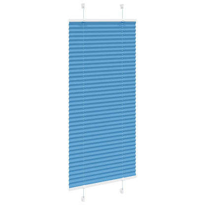Tenda Plissettata Blu 60x150 cm Larghezza Tessuto 59,4 cm | homemem39