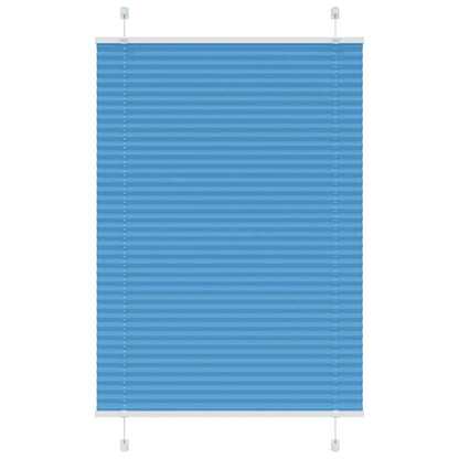 Tenda Plissettata Blu 85x150 cm Larghezza Tessuto 84,4 cm