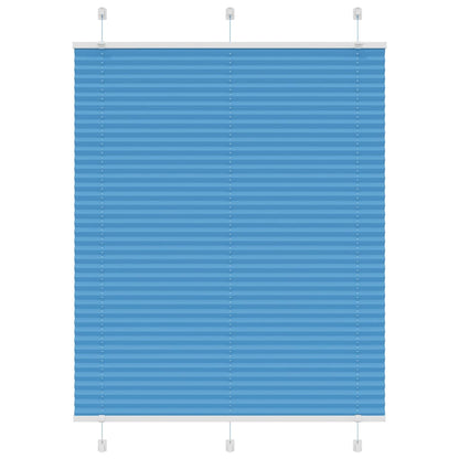 Tenda Plissettata Blu 105x150 cm Larghezza Tessuto 104,4 cm