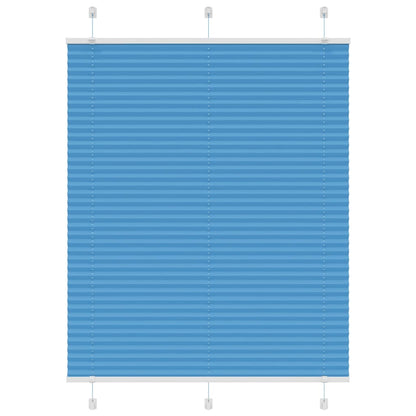 Tenda Plissettata Blu 110x150 cm Larghezza Tessuto 109,4 cm