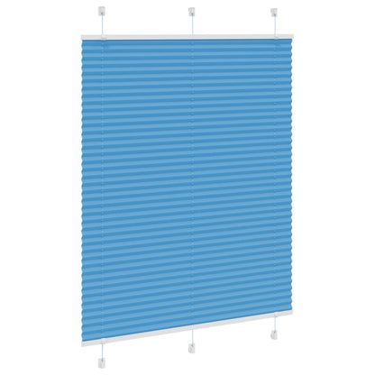 Tenda Plissettata Blu 110x150 cm Larghezza Tessuto 109,4 cm