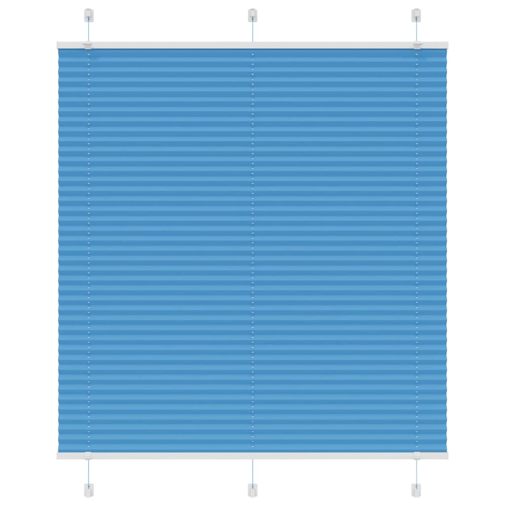 Tenda Plissettata Blu 120x150 cm Larghezza Tessuto 119,4 cm