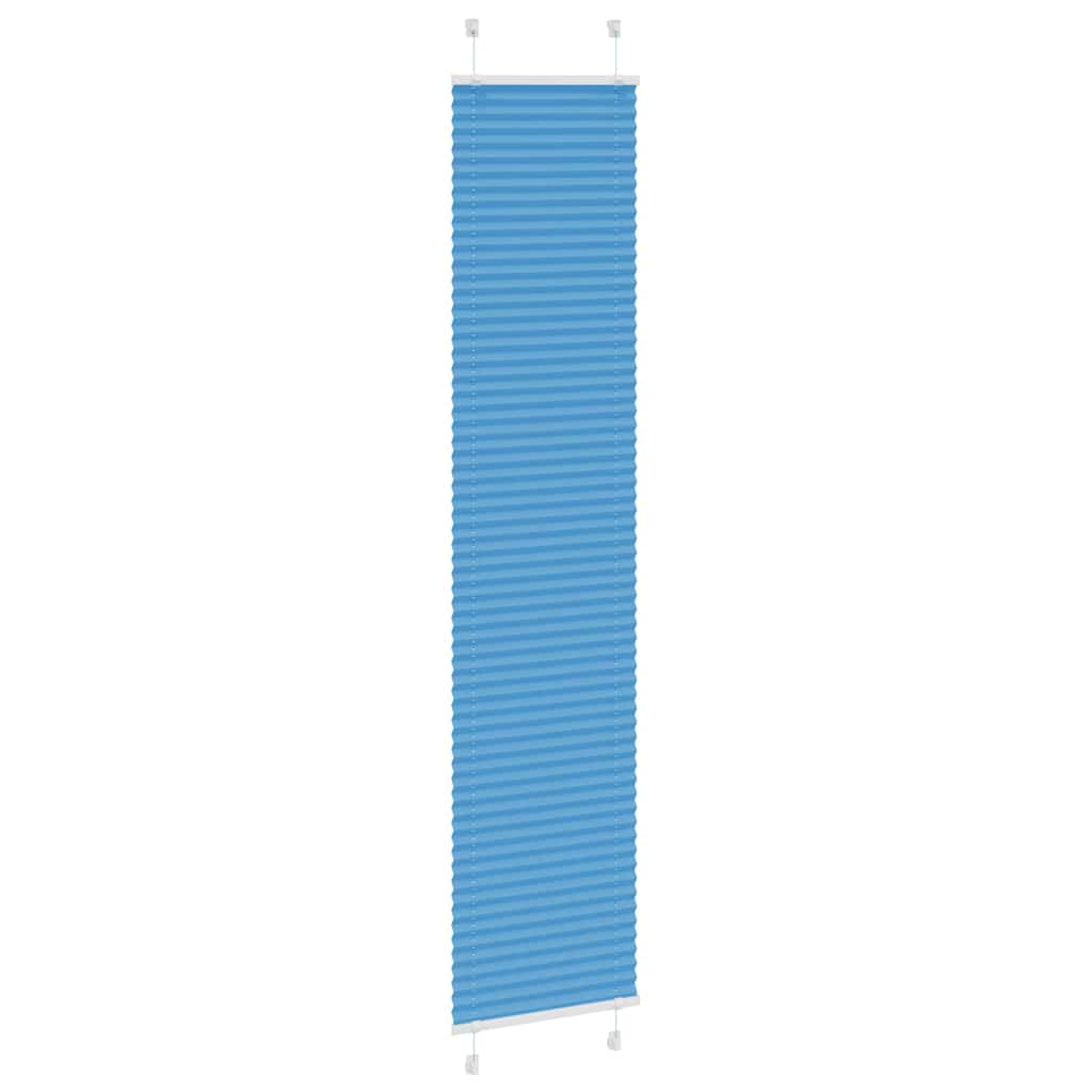 Tenda Plissettata Blu 40x200 cm Larghezza Tessuto 39,4 cm | homemem39