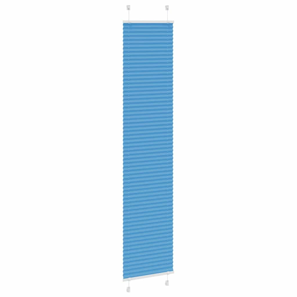 Tenda Plissettata Blu 45x200 cm Larghezza Tessuto 44,4 cm | homemem39